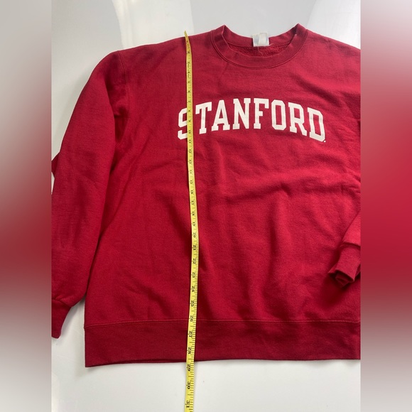 CHAMPION red “Stanford” pull over sweater p30-21 - Picture 6 of 8